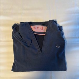 Vineyard vines quarter zip. Special collar, blue and pink, perfect condition.